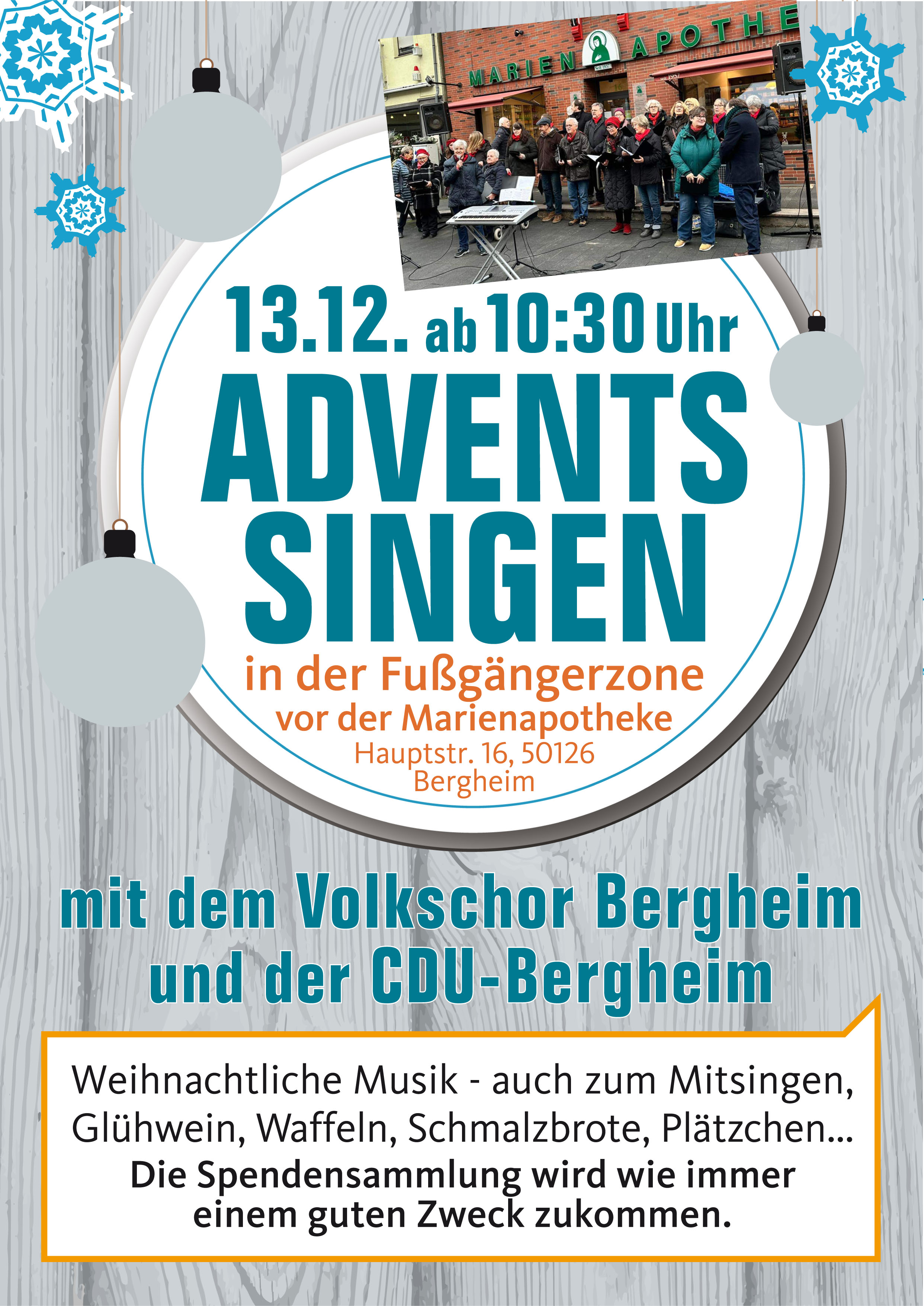 Plakat Adventssingen